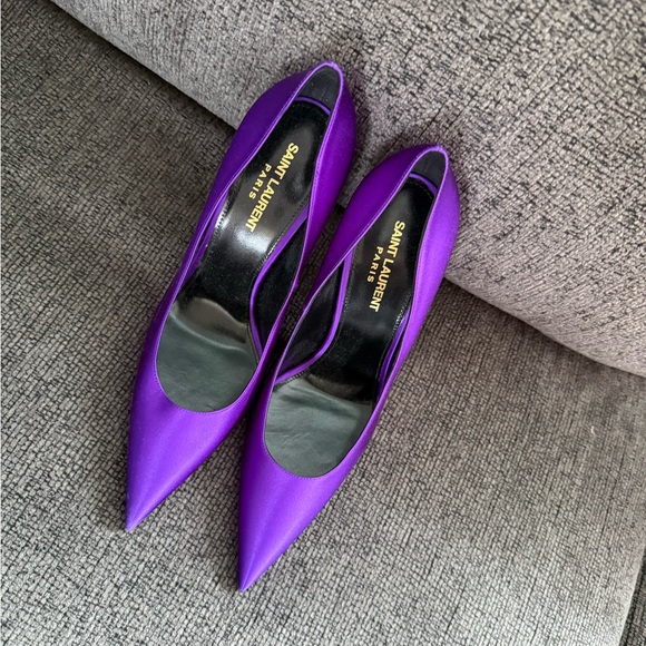Saint Laurent Shoes - Saint Laurent Purple Women's Shoes
